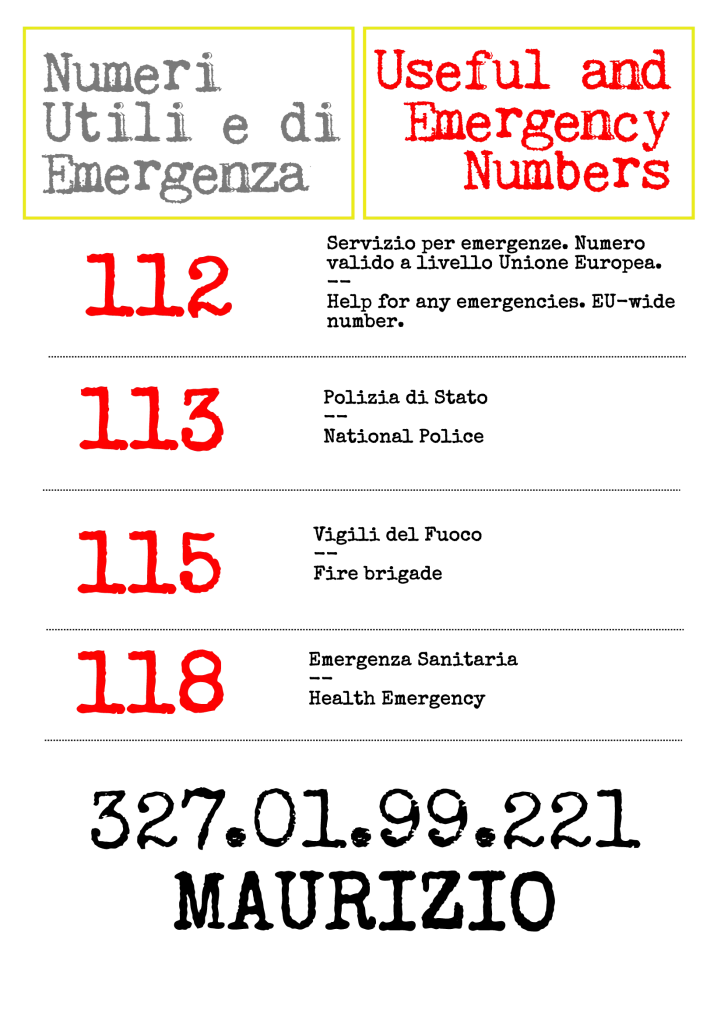 Emergency Numbers/16